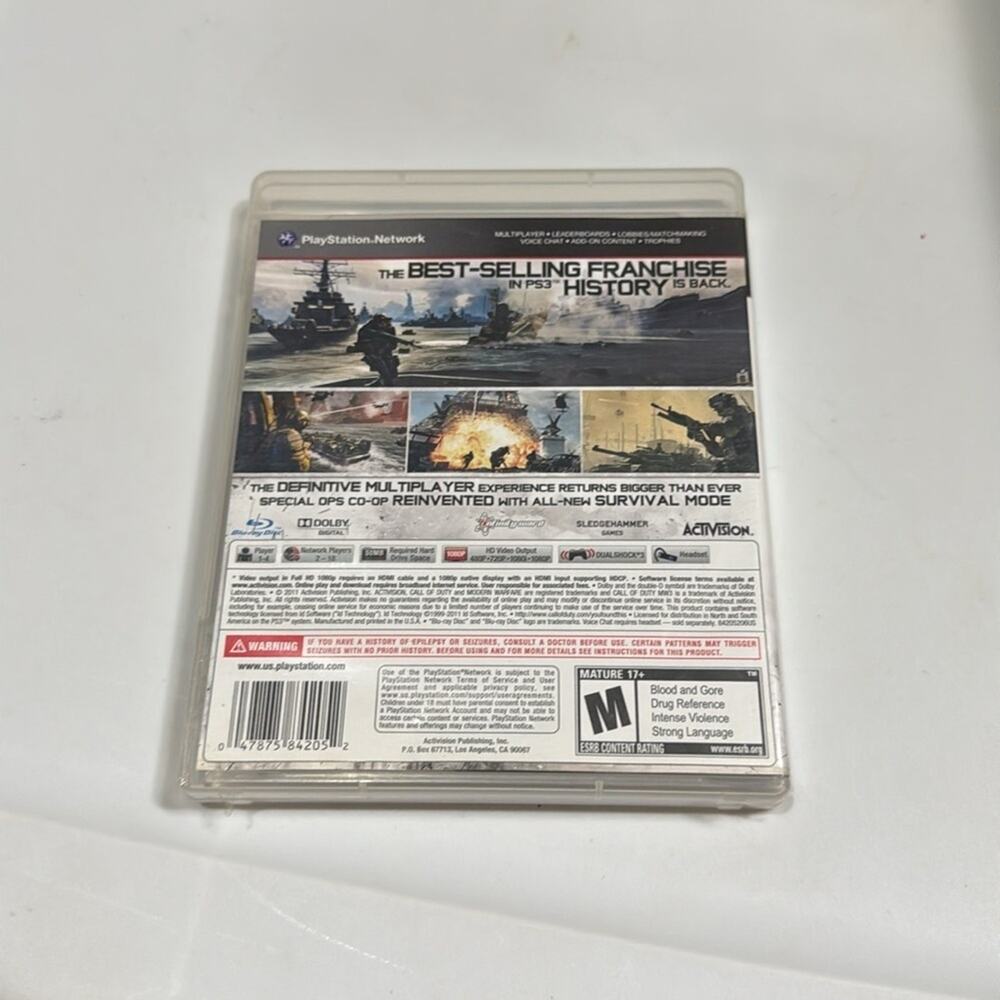 Call of Duty MW3 Modern Warfare 3 PS3 Sony PlayStation 3 USED - Picture 2 of 4